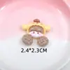 Chica de palomitas de maíz brillante pegamento de crema pequeños accesorios accesorios pinza para el pelo material DIY accesorios de resina decoración de carcasa de teléfono móvil