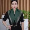 Otoño Nuevo Estilo Coreano Hilo Dorado Retro Versátil Moda Hebilla Magnética Bufanda Triangular Bufanda