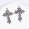 Ventas Directas de Fábrica Accesorios de Joyería Retro de Aleación DIY Collar Cruzado Pulsera Colgante Colgante
