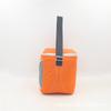 Fabricante Personalizado Amazon Laranja Tecido Oxford Isolado Bolsa de Gelo Costurada Bolsa de Almoço Promocional Bolsa de Almoço com Ombro