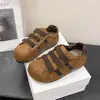 Zapatos de Entrenamiento de Felpa con Suela Gruesa y Velcro Argan De 2026 Invierno Versátiles Casuales Zapatos de Tabla Aumentadores de Altura Cálidos de Algodón para Mujer