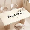 2025 Nova Toalha de Mesa de Silicone Impermeável e à Prova de Óleo Sem Lavagem Anti-Escaldante Tapete de Mesa Acessível Luxo High-End Tapete Protetor para Mesa de Centro