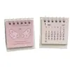 Calendário de Mesa Pequeno Estrela com Asas de Desenho Animado Fofo 2027 Estilo Ins Alto Valor Decoração Mini Ornamento de Mesa para Estudante