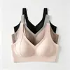 Sujetador Ajustable Transfronterizo para Mujeres con Tallas de Busto Grandes, Minimizador de Apariencia, Anti-Caída, Talla Grande, Sin Costuras, Recogedor Lateral del Pecho, Sujetador para Mujer, Push-Up