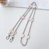 Nova Corrente de Mão Flor Gota de Óleo, Corrente Diagonal Pequena Fragrância para Celular, Acessórios para Capa de Celular, Pingente, Corrente de Celular, Corrente de Bolsa
