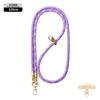 Cordão Original para Celular Longo 8mm Mosquetão de Montanhismo Transversal Ajustável Outdoor Elegante Dourado Escalada Corda Trançada