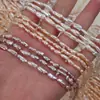 Alto costo-rendimiento 4-8 mm perlas de agua dulce naturales sin núcleo de vástago corto, forma irregular barroca, accesorios para joyería DIY