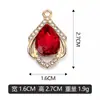 Pedras preciosas KC em formato de gota de ouro podem ser combinadas para pingentes, pulseiras, colares e acessórios de joias transfronteiriços.; Produtos DIY são vendidos diretamente pelo fabricante