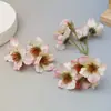 Seda Estilo Pastoral Europeo Decoración de Restaurante Sala de Estar en Casa Mesa de Café Exhibición Flores Artificiales Flores de Boda Flores Biomorfas
