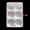 Caja de embalaje de alimentos de blíster de PP bandeja para xiaolongbao bandeja inferior desechable para baozi bandeja interior para qingtuan pastel de calabaza para llevar