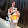 Llavero de Lámpara de Viento Mini Retro Llavero de Luz de Vela Electrónica Luz Ambiental Decorativa Colgante Pequeño para Bolsa de Regalo