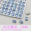 Rhinestones Mixtos K9 de Alta Calidad para Uñas, Imitación Huazi Azul Claro Multifacéticos de Fondo Plano Forma Irregular Granel Brillantes Rhinestones Grandes para Uñas