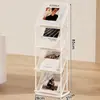 Revistero y Portaperiódicos, de Pie, Multifuncional, Portilibros y Periódicos para el Hogar, Estante de Exhibición Multinivel para Folletos Informativos y Libros