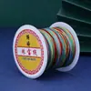 Hilo de Hilo Teñido al por Mayor para Fabricantes, Hilo de Tejer Multicolor, Collar para Joyería, Hilo Suave y Resistente al Desgaste para Manualidades, Hilo para Cuentas