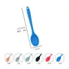 Cuchara para Sopa de Silicona Reforzada con Núcleo de Metal, Resistente a Altas Temperaturas, Mango Largo, Utensilios de Cocina para el Hogar, Al por Mayor en Stock