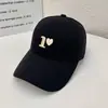 Boné de Baseball Bordado com Letra Estilo Luo Yuxiao para Mulheres, Proteção Solar de Primavera e Verão, Versátil, Emagrecimento Facial, Aba Macia