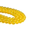 Jiu Ruiya Cristal Natural Ágata Amarillo 7A Cuentas Sueltas Cuentas para Joyería Ágata con Cuentas Cuentas Redondas Productos Semiacabados Venta al por Mayor