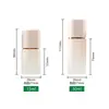 Nuevo Producto en Stock Botella de Vidrio para Base Líquida 15ml 30ml Degradado Mate con Bomba de Presión Botella Vacía Dispensadora de Maquillaje