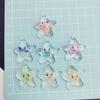 Serie Océano Resina Estrella de Mar Luminosa Accesorios DIY Decoración para Acuario Carcasa de Crema para Teléfono Accesorios para el Cabello