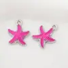 Moda Europea y Americana Joyería de Estrella de Mar Accesorios Accesorios Aleación Goteo de Aceite Galvanoplastia Pulsera Pendientes Accesorios de Joyería Venta Directa de Fábrica