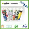 Secagem Rápida Ácido Transparente Porcelana Branca Silicone Vidro Cola Super Anti-mofo Brilhante Branco Transparente Cola para Vidro