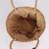 Dropshipping Bolsa de Palha Tecida Portátil Novo Estilo para Férias na Praia, Praia, Fresca, Uso Diário Casual, Bolsa Simples Feminina