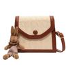 Bolsas Femininas 2025 Nova Tendência Moda Bolsa Transversal Feminina Estilo Ins Bolsa Quadrada Pequena de Ombro Único Feminina Color-Blocking Moda Versátil