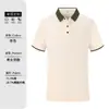 Overol de verano de alta gama para catering, solapa, manga corta, polo, herramienta, bordado de logotipo, publicidad, camisa cultural