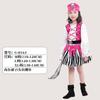 Disfraz Pirata Infantil de Halloween para Niñas, Vestido Rosa de Pequeña Pirata para Actuación, Atuendo para Performance Escénica