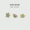 Exquisitos Botones de Metal Incrustados con Diamantes de Estrella de Cinco Puntas Cosidos a Mano Botones de Estrella para Ropa de Abrigo Versátiles Botones Decorativos para Camisa Cárdigan Suéter