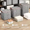 Bolsa de almacenamiento para edredón de tela para el hogar Caja de almacenamiento de gran capacidad para ropa de dormitorio de temporada Caja de almacenamiento para edredón de artículos varios para mudanzas