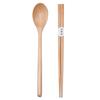 Juego de cuchara y palillos Nanmu portátil de madera al por mayor fábrica directa meizhifu empaque de viaje