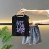 Traje de Verano sin Mangas para Niños 2025 Nuevo Chaleco de Verano para Bebé Ropa Exterior Elegante para Niños Chaleco