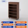 Estantería Pequeña al Lado del Escritorio, Estante de Almacenamiento de Madera Maciza de Pie, Librería Simple de Pared para Estudiantes de Pie Debajo del Escritorio