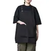 Delantales de Trabajo de Moda para Cocina Casera, Catering, Peluquería de Mascotas, Cafeterías y Tiendas de Té con Leche, Ropa de Trabajo Unisex para Salón de Uñas, Logo Personalizado
