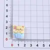 Serie Oso Mantequilla de Dibujos Animados Gel de Crema DIY Funda para Teléfono Móvil Cuerda para Pasador Caja de Papelería Zapatos con Agujeros Flor para Zapatos Refrigerador