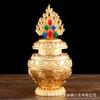 Antorcha artesanal de aleación ocho auspiciosos botella de Buda artefacto tántrico suministros de Buda Xizang suministros de Buda fábrica mayoreo
