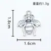 Acessórios de Animal Abelha Pingente Criativo Pendente Único Gotejamento de Óleo Acessórios de Joias de Liga DIY Brincos Pulseira Colar Atacado