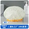Gorro de ducha impermeable para mujer, uso doméstico, gorro de baño 3D, cubierta para el cabello anti-humedad, a prueba de aceite para cocina, doble capa engrosada