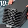 Portapapeles A4 portapapeles de plástico A5 tabla para escribir clip carpeta de documentos A6 clip para recibos pedidos clip portapapeles clip para facturas