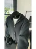 Cárdigan de punto con capucha de peso pesado 800g para otoño e invierno, unisex, marca de tendencia estilo americano, prenda exterior casual de corte holgado