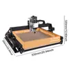 4540 Máquina de Grabado de Tres Ejes 500W Máquina de Grabado de Alta Potencia Máquina de Grabado CNC Dos en Uno Máquina CNC de Grabado DIY