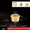 Conexões de encanamento tee 6 pontos para 4 pontos redução de cobre quatro pontos tubo 4 pontos junta fio interno e externo fio interno direto para fio