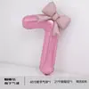 Globo de Papel de Aluminio con Número Rosa Perlado para el Primer Cumpleaños del Bebé, Decoración de Globos para Sesión de Fotos, Accesorios de Ambiente