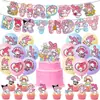 30 Peças Tema Melodia Decoração de Festa de Aniversário Suprimentos para Decoração de Festa de Aniversário Layout Traje de Balão