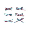 Accesorios Sencillos de Cinta Roja y Azul para Ligas de Cabello de Niños, Ropa, Manualidades DIY, Pegamento Crema, Decoraciones de Zapatos y Materiales al por Mayor