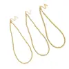 Collar de Tres Piezas Nuevo Bohemio Transfronterizo de Amazon, Collar en Capas de Lujo para Mujer con Perlas Doradas Ccb