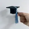 Temporada de Graduación Mini Borla Birrete Pinza para el Cabello Decoración de Graduación Gorro de Licenciatura Aro para el Cabello Accesorios para Vestido de Graduación de Jardín de Infancia