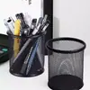 Portalápices Almacenamiento de Papelería Portalápices de Hierro Caja de Almacenamiento Simple Suministros de Oficina Tubo para Bolígrafos Estudiante Metal Multi-Funcional Portalápices
