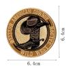Nueva Versión Transfronteriza de Mezclilla Occidental Bordado de Letras Inglesas Parche de Tela Bordado a Computadora Etiqueta Decoración Ropa Bolsa Sombrero